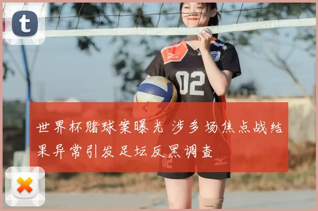 世界杯赌球案曝光 涉多场焦点战结果异常引发足坛反黑调查